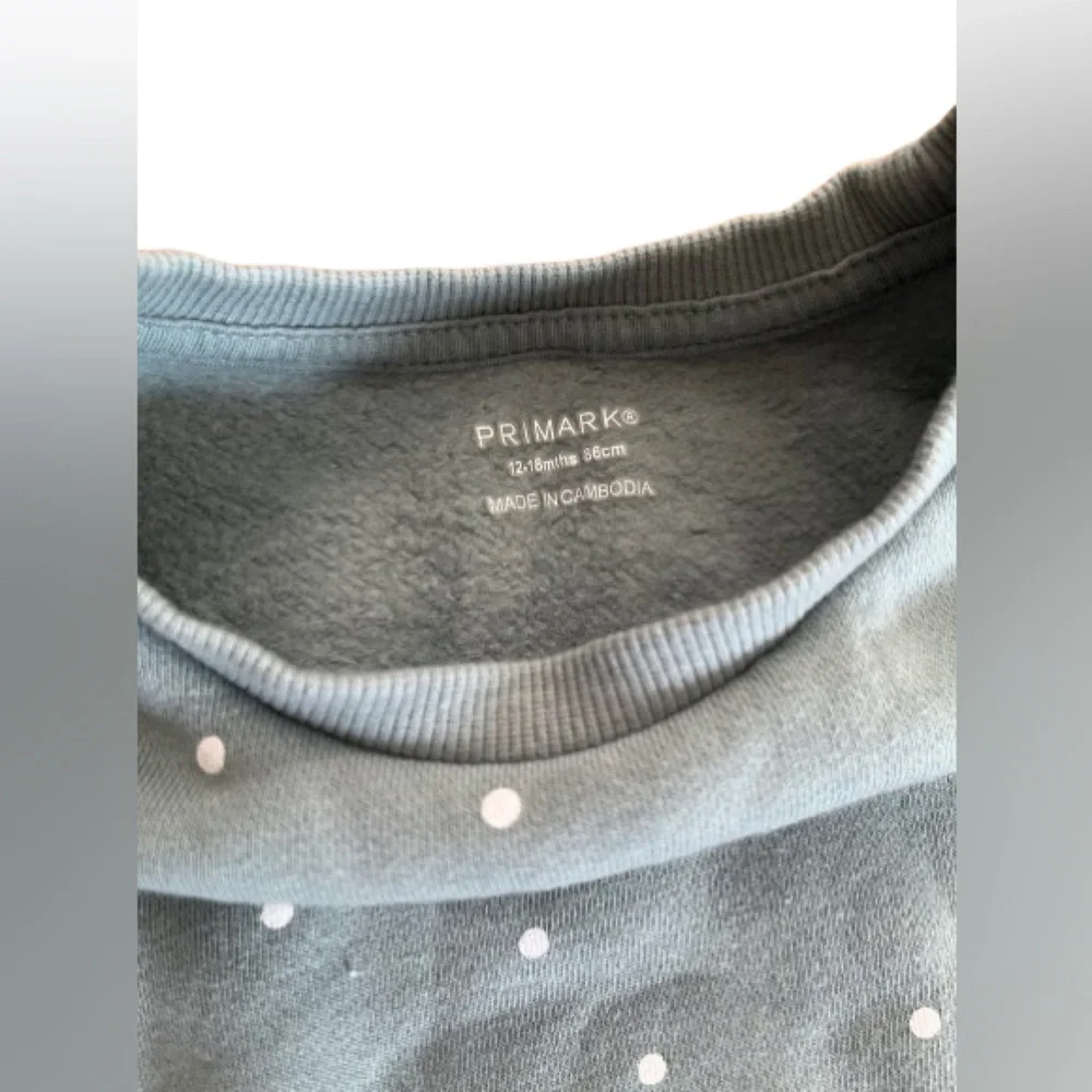 Primark Teal and White Polka Dot SweatSuit Set - NWOT